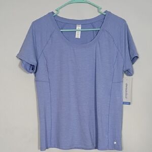 NWT Marika Heather Easter Egg Lisa Short Sleeve Luxe Touch Tee Women's Size Med